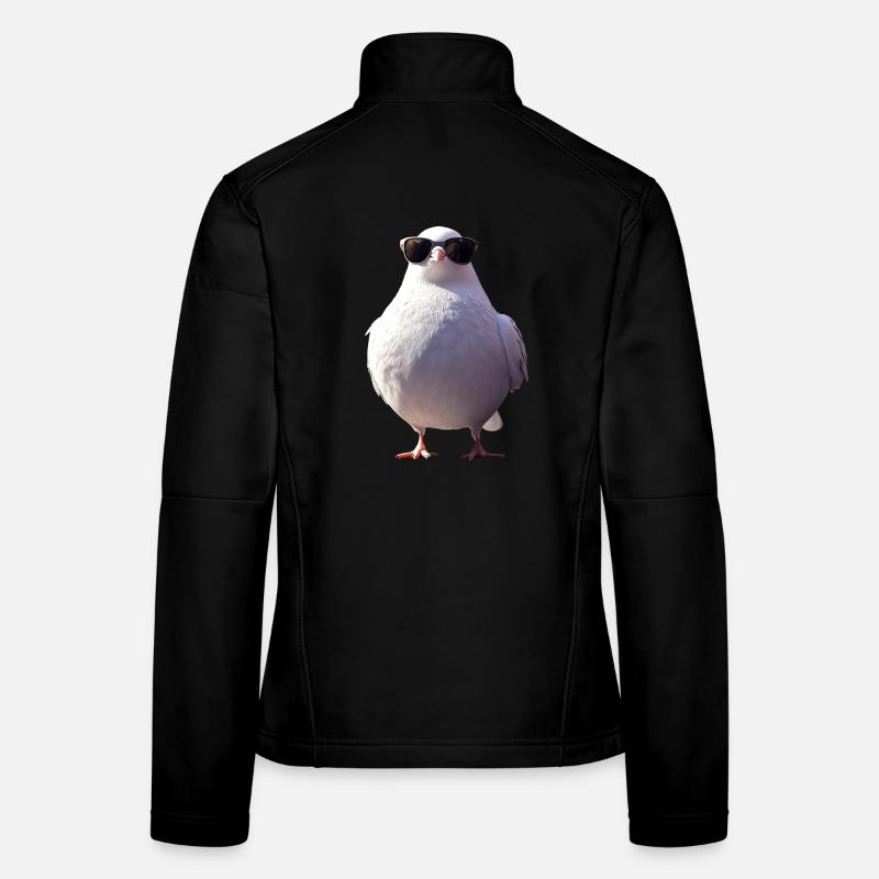 Taube Weiß Stadttaube Ringeltaube Weiße Tauben Frauen Softshelljacke