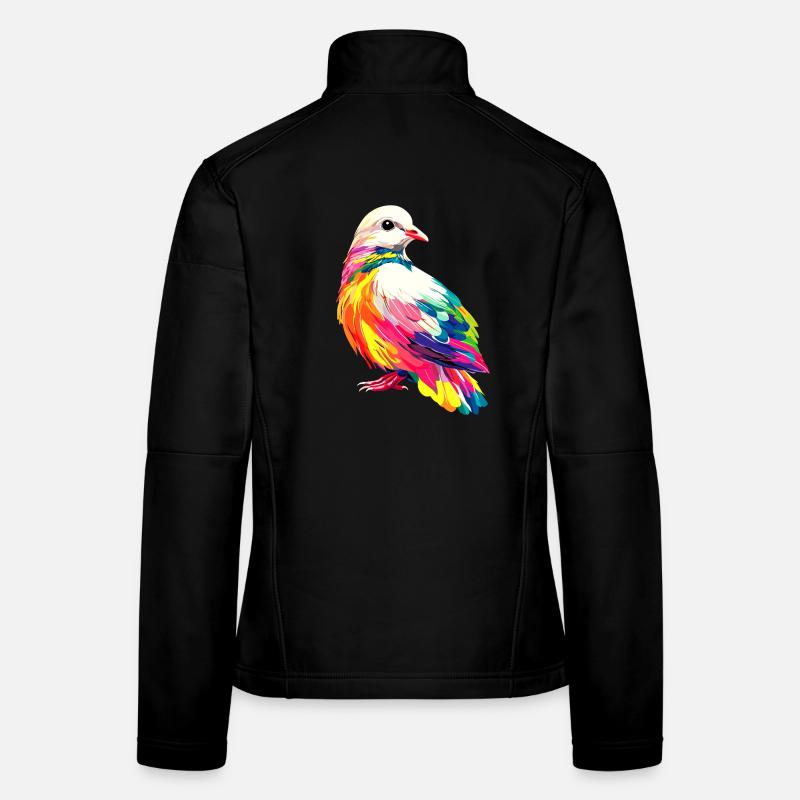 Taube Weiß Stadttaube Ringeltaube Weiße Tauben Frauen Softshelljacke