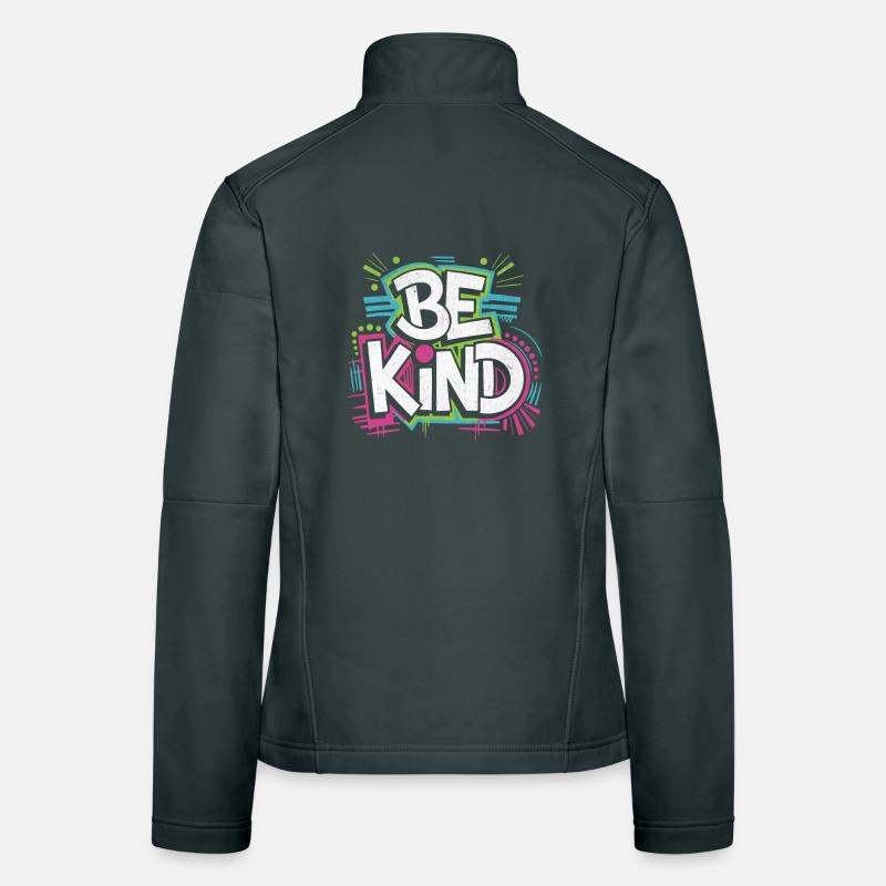Be Kind - Neon! Frauen Softshelljacke