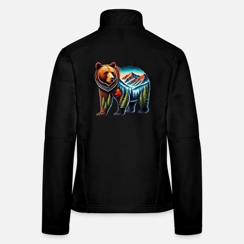 Bär Frauen Softshelljacke