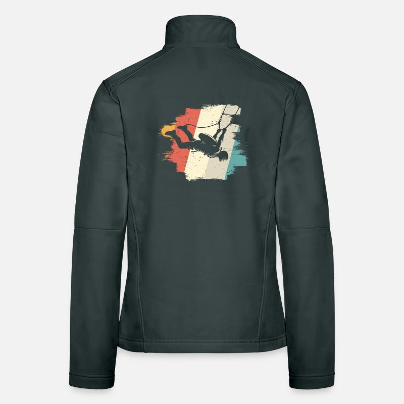 Aventures dans le ciel Veste en tissu softshell Femme