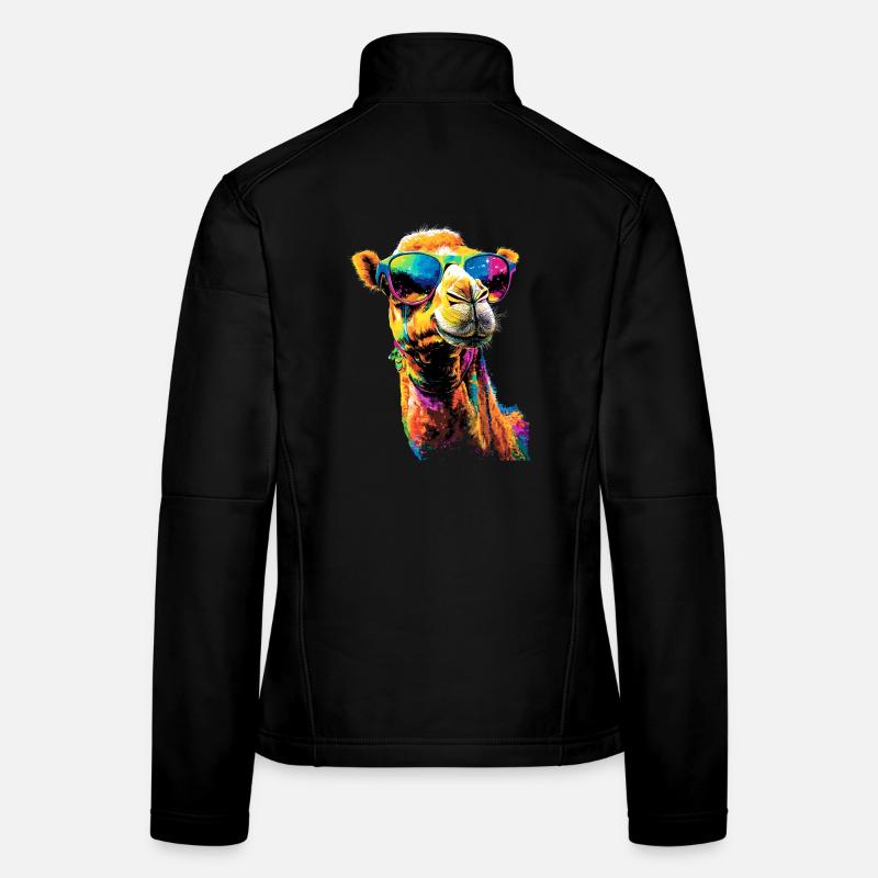 Kamel Dromedar Trampeltier Camel Geschenk Kamele Frauen Softshelljacke