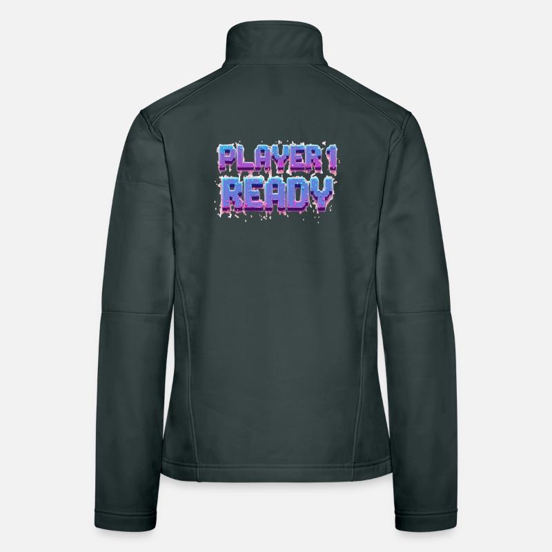 Player 1 Ready Frauen Softshelljacke