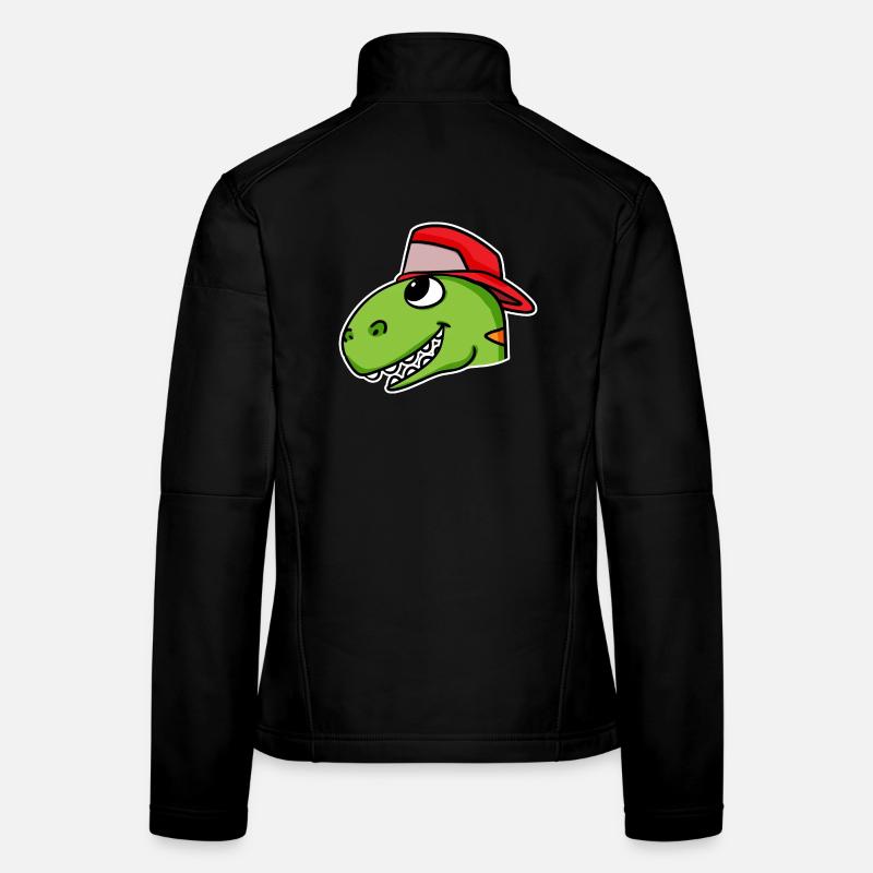 Dinosaur Head Dino Women's Softshell Jacket