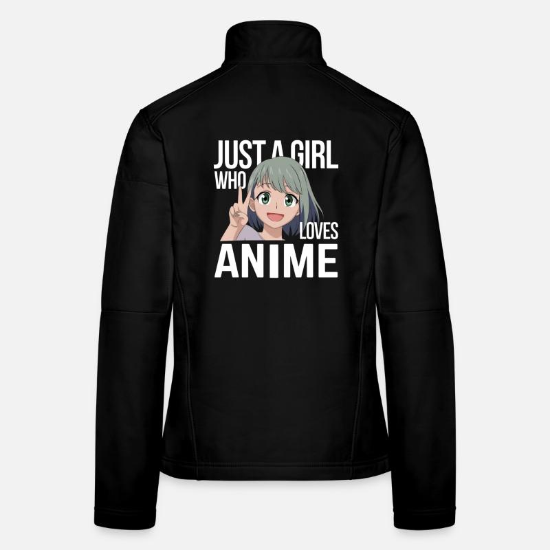 Citation de fan d’anime Veste en tissu softshell Femme