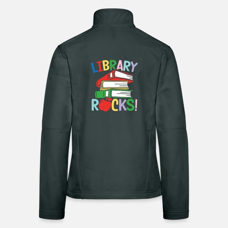 Library rocks Frauen Softshelljacke