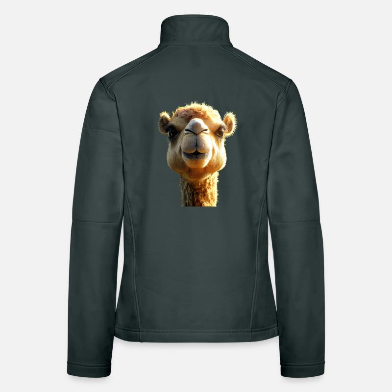 Kamel Dromedar Trampeltier Camel Geschenk Kamele Frauen Softshelljacke