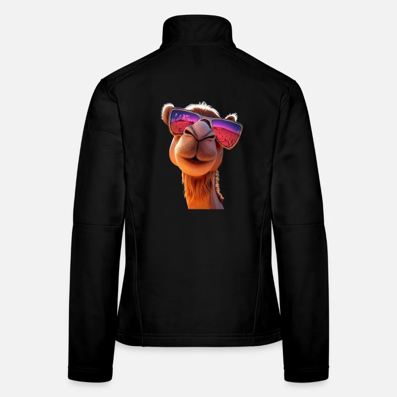 Kamel Dromedar Trampeltier Camel Geschenk Kamele Frauen Softshelljacke