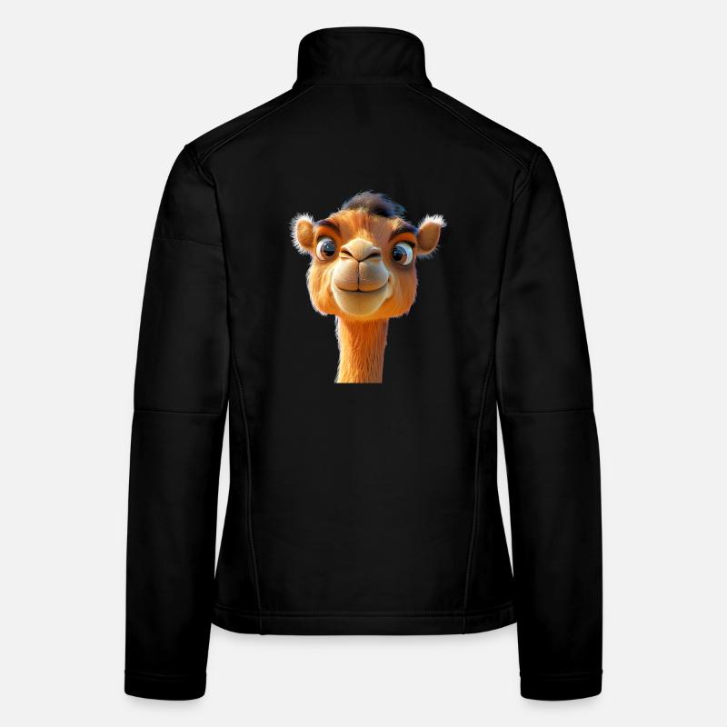 Kamel Dromedar Trampeltier Camel Geschenk Kamele Frauen Softshelljacke