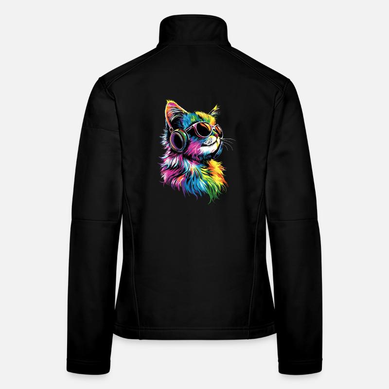 Chat Ragdoll Chat Ragdoll Chat Mignon Chats Ragdoll Veste en tissu softshell Femme