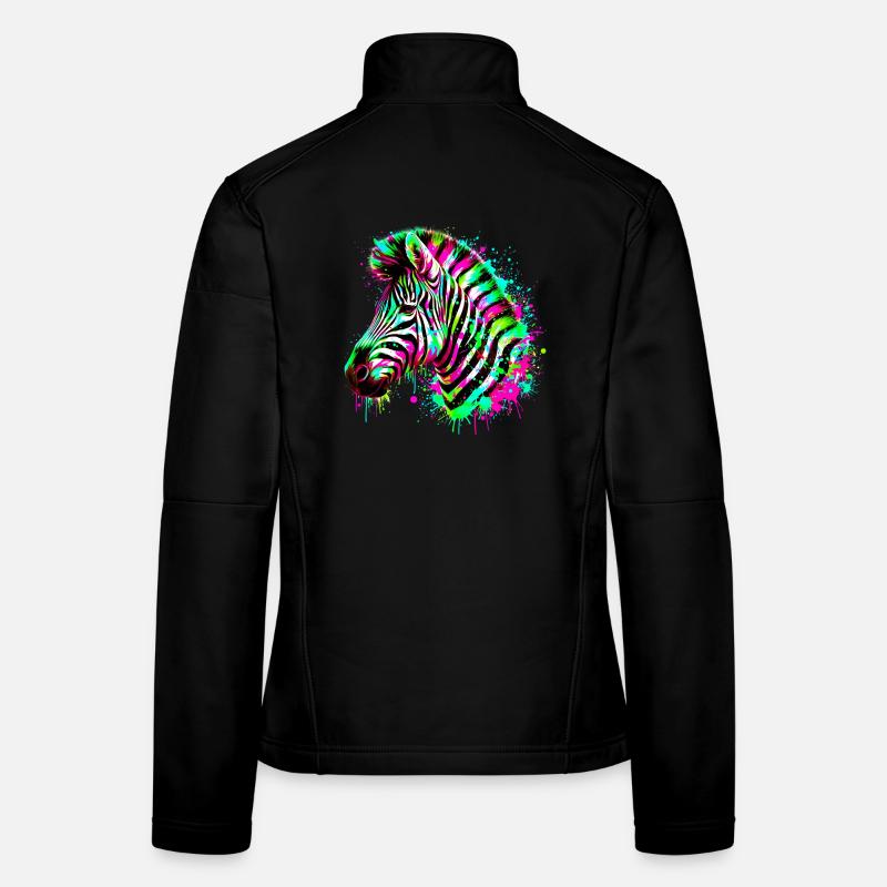 Zebra Frauen Softshelljacke