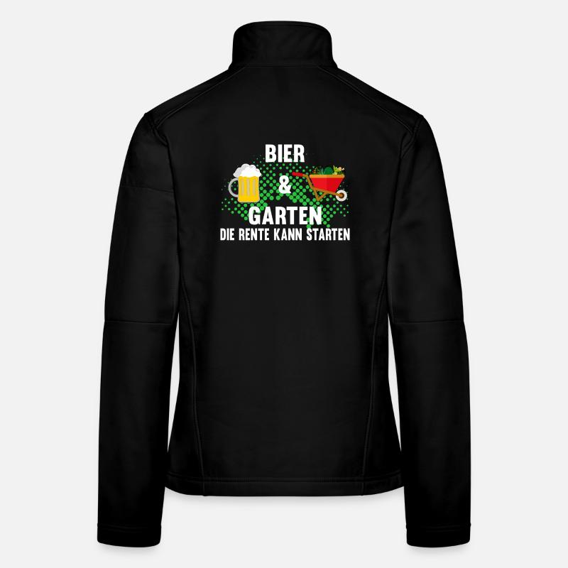 Garten Rentner Bier Frauen Softshelljacke