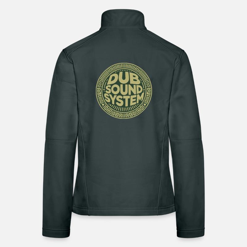 dub sound system Women's Softshell Jacket
