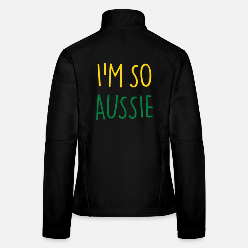 I'M SO AUSSIE Australisch Australien Frauen Softshelljacke
