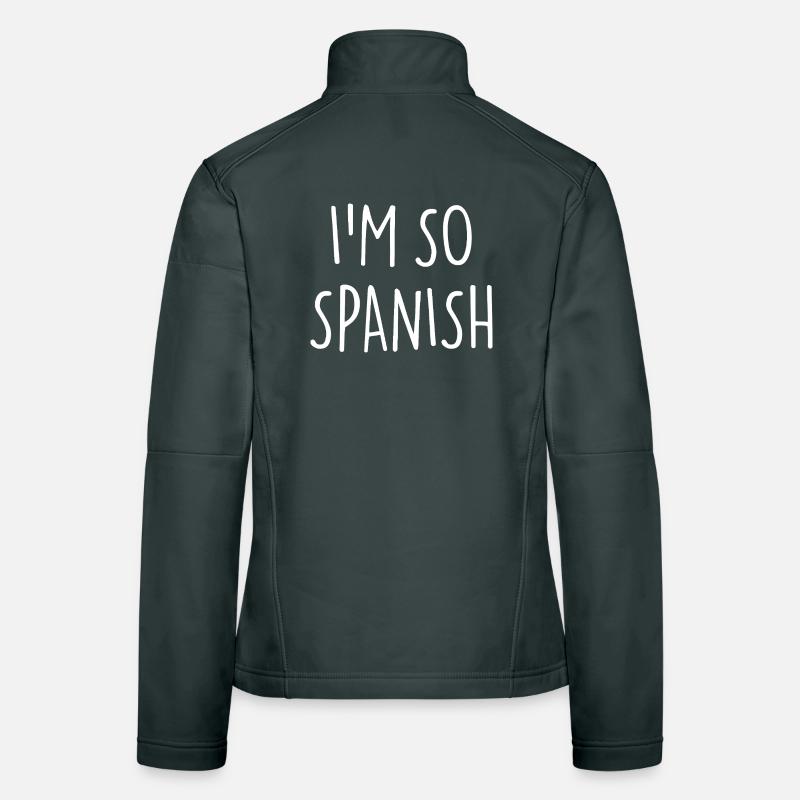 I'M SO SPANISH Spanisch Spanien Frauen Softshelljacke