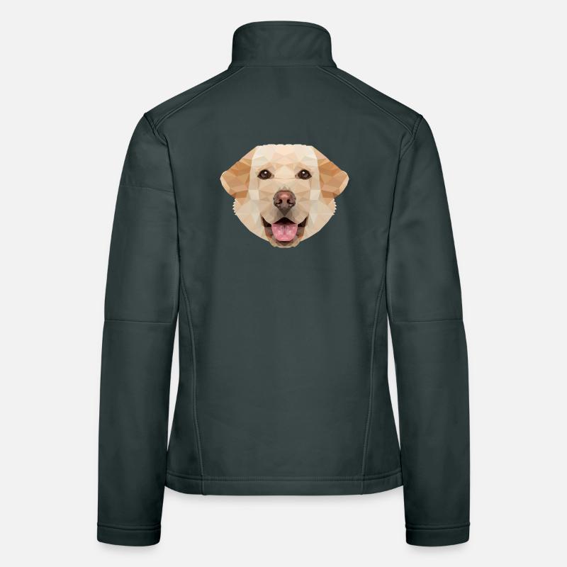 Labrador Polygon Hund Frauen Softshelljacke