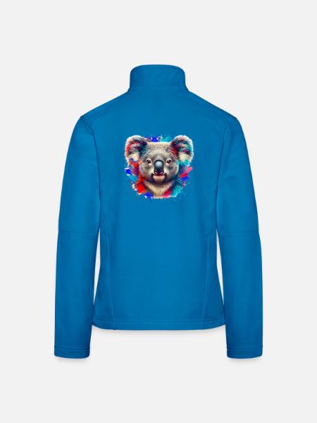 Koala - Women's Softshell Jacket - black - Back