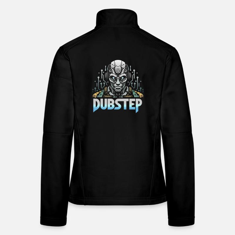 dubstep cyborg Veste en tissu softshell Femme