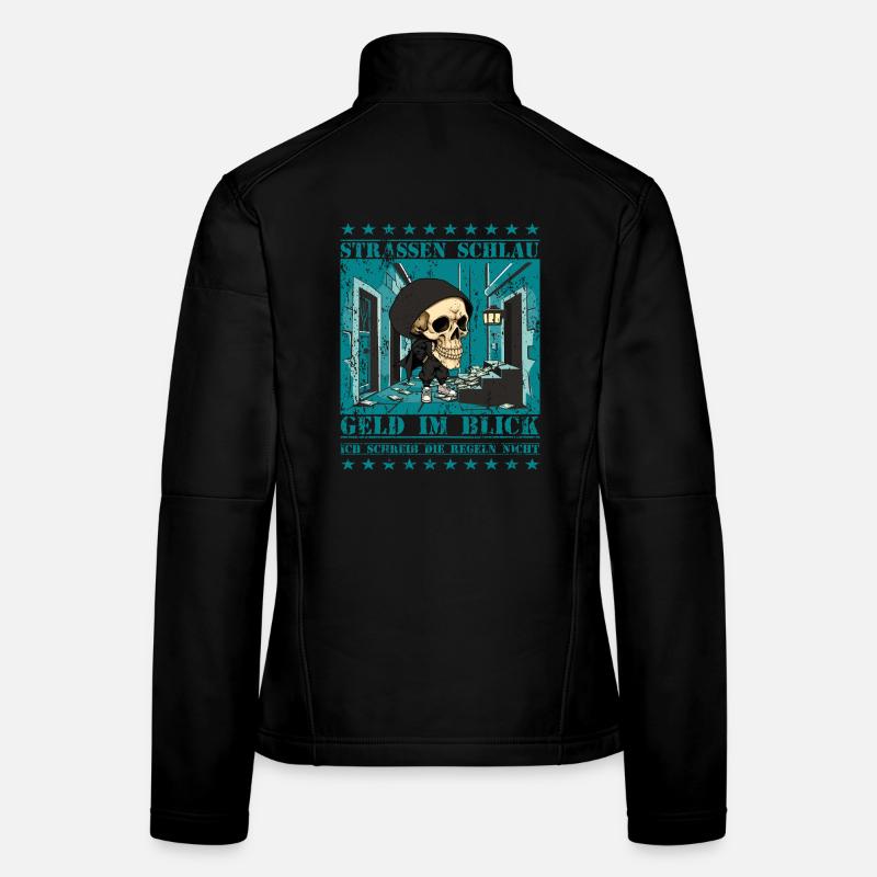 Straßen Skull Frauen Softshelljacke