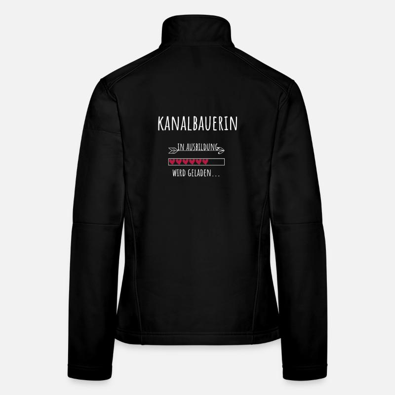 Kanalbauerin Ausbildung Beruf Geschenk Frauen Softshelljacke