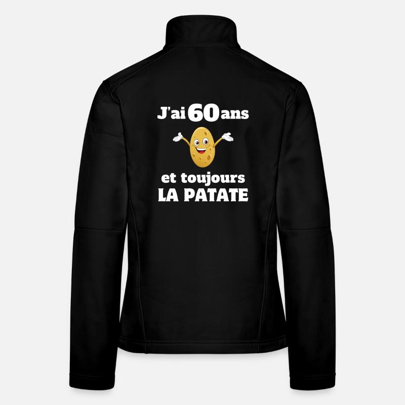 anniversaire, anniversaire 60 ans, 60 ans Veste en tissu softshell Femme