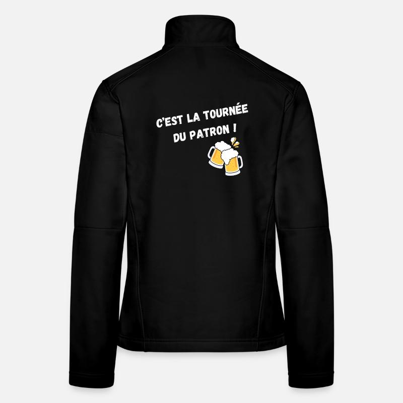 C'est La Tournée Du Patron ! Veste en tissu softshell Femme