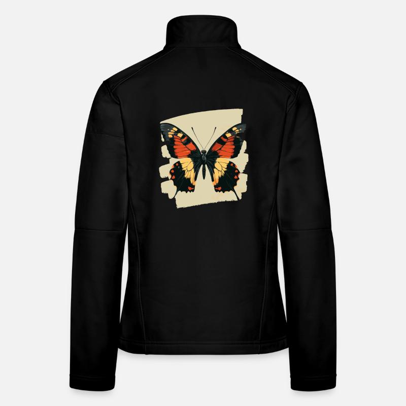 Papillon Veste en tissu softshell Femme