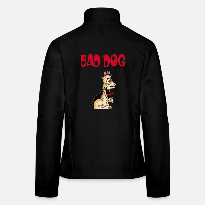 Angry little dog Women's Softshell Jacket