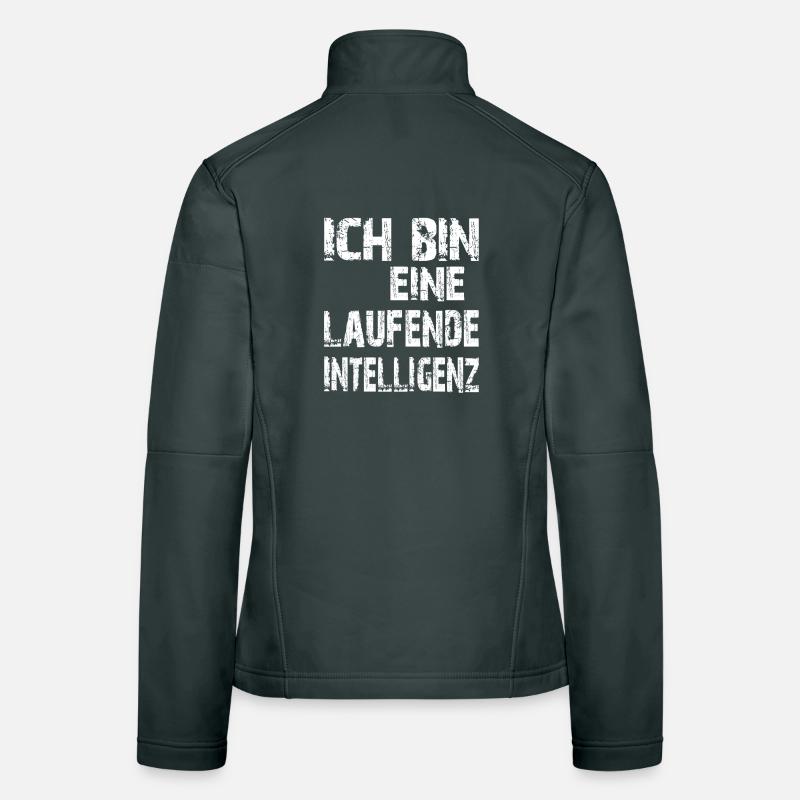 AI Saying I'm a Running Intelligence Women's Softshell Jacket