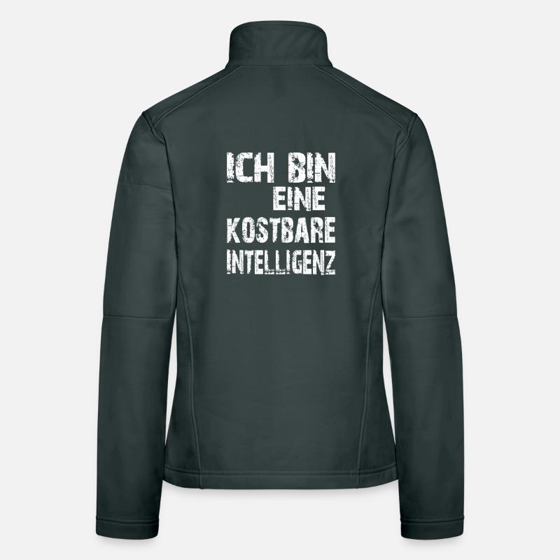 AI Saying: I am a precious intelligence Women's Softshell Jacket