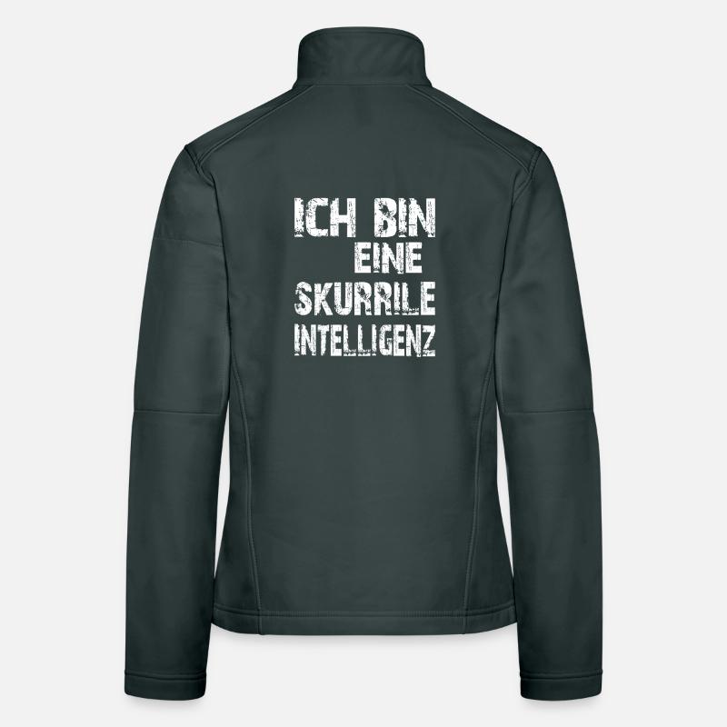 AI saying: I'm a bizarre intelligence Women's Softshell Jacket