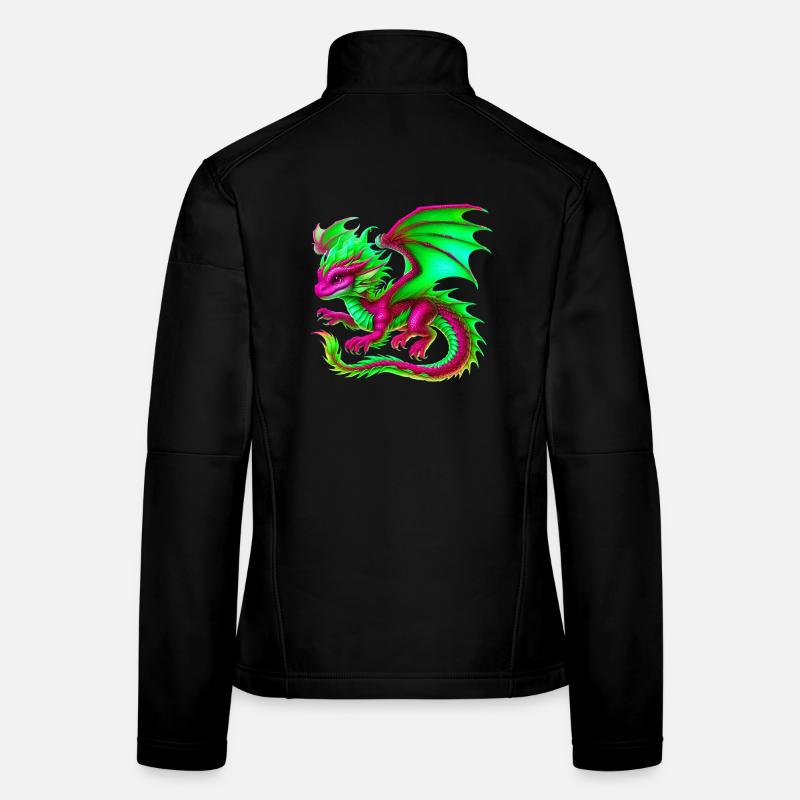 Drache Frauen Softshelljacke