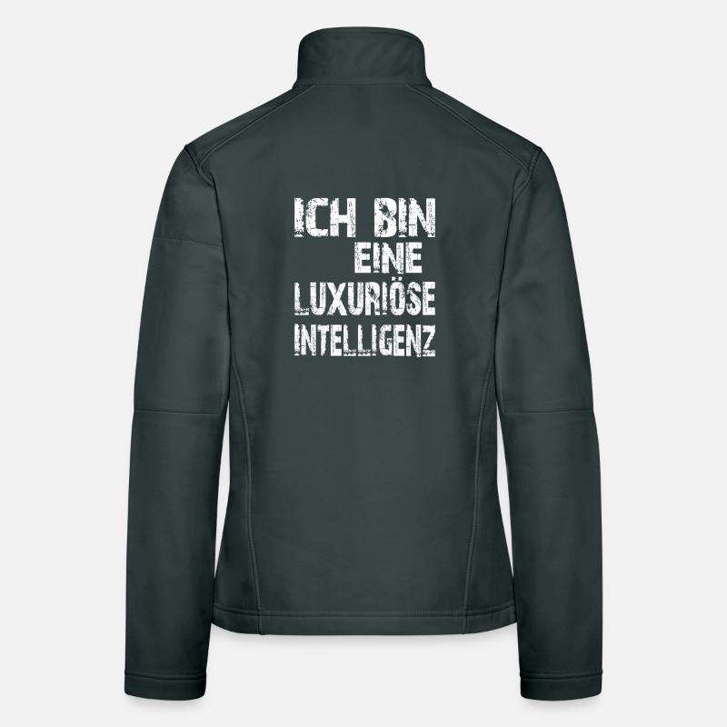 L’IA dit que je suis une intelligence luxueuse Veste en tissu softshell Femme