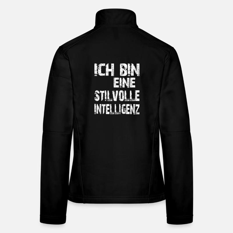 AI Saying I'm a Stylish Intelligence Women's Softshell Jacket