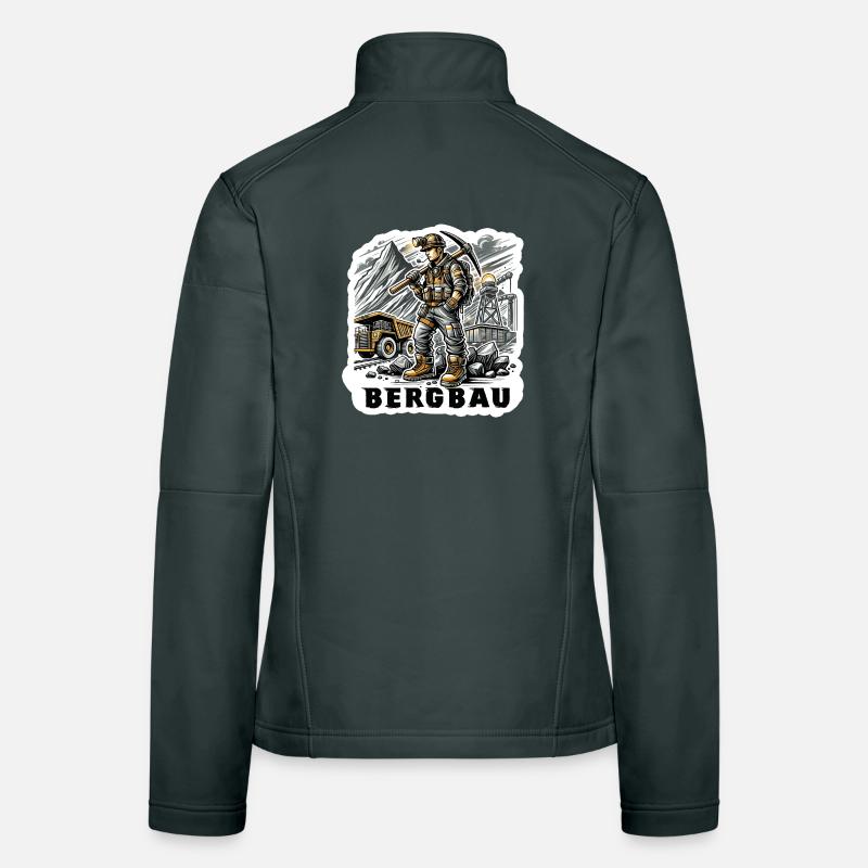 Harte Arbeit im Bergbau Frauen Softshelljacke