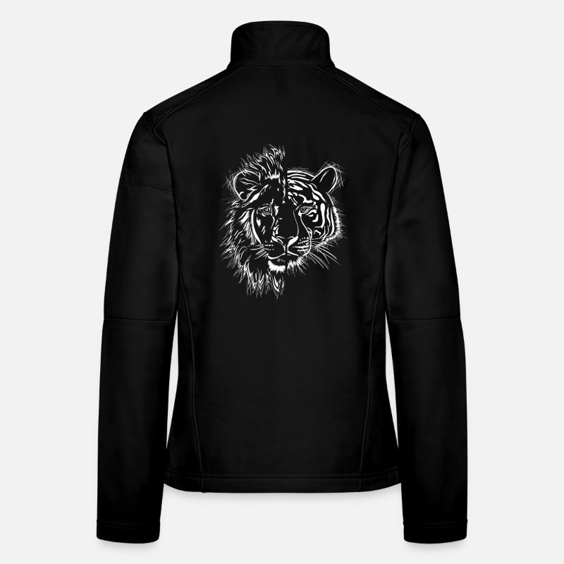 mi-lion mi-tigre Veste en tissu softshell Femme