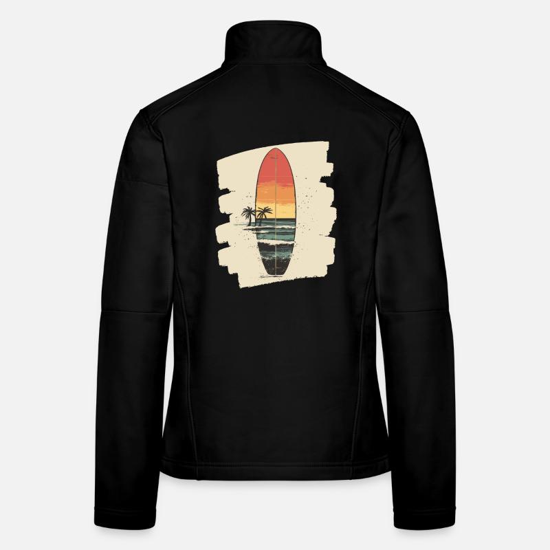 Surfboard Women's Softshell Jacket