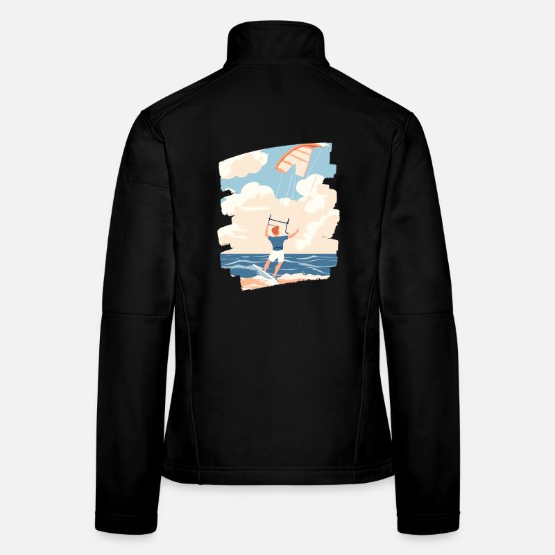 Kitesurfer Frauen Softshelljacke