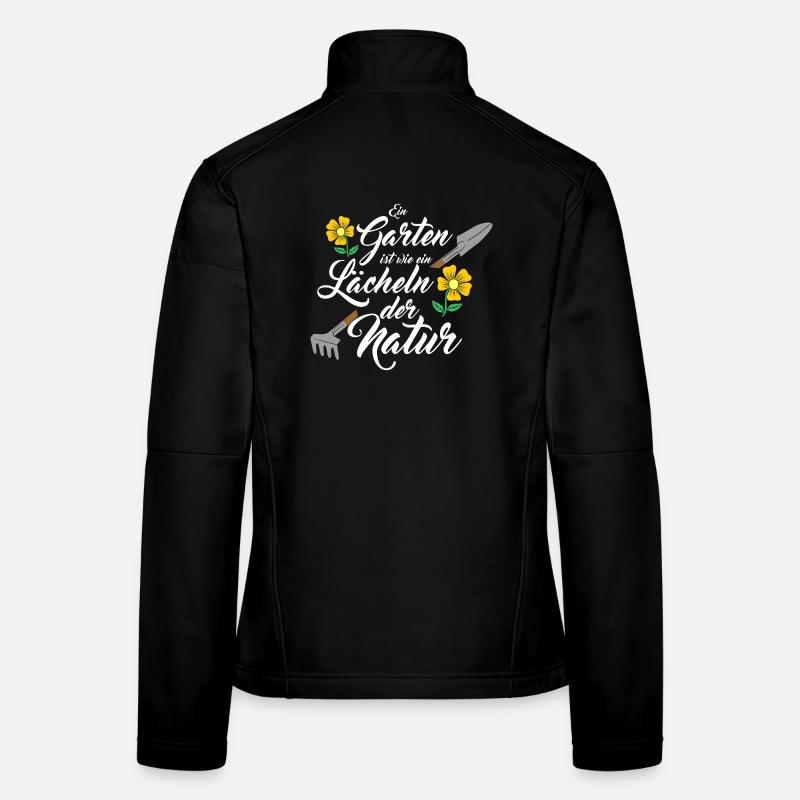 Garten Leben - Frauen Softshelljacke - Schwarz