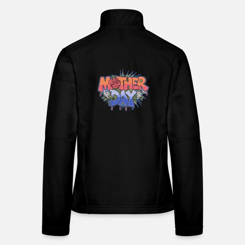Graffiti Mother Day Women's Softshell Jacket