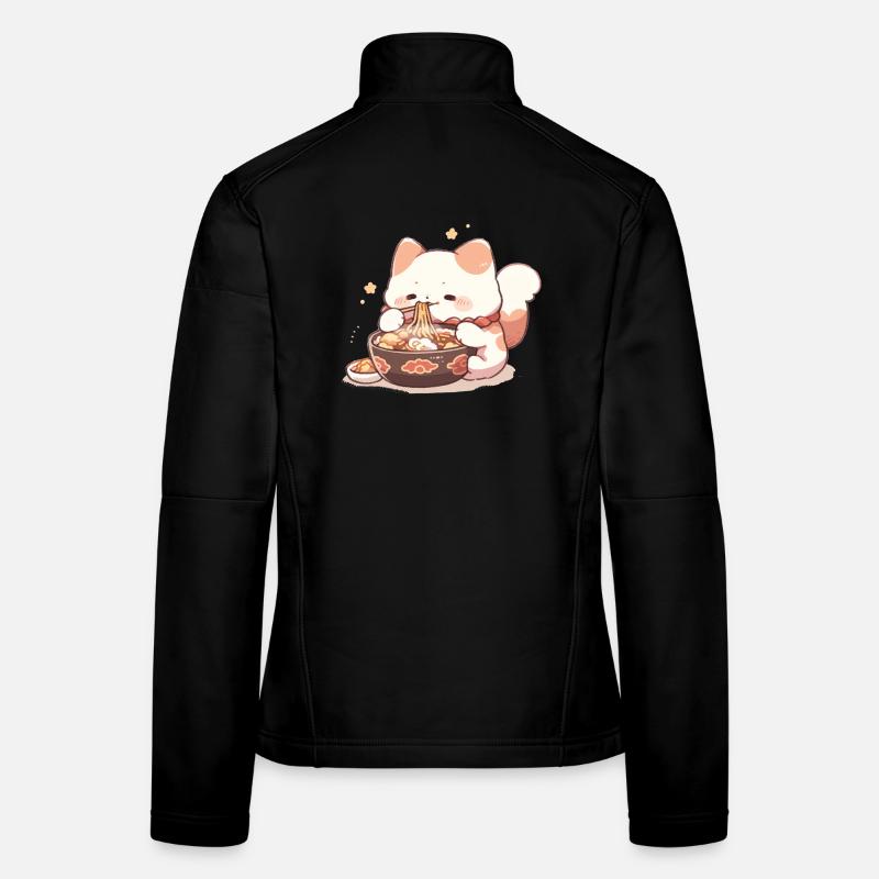 Spaghetti cats - Cat is having fun with past Women's Softshell Jacket