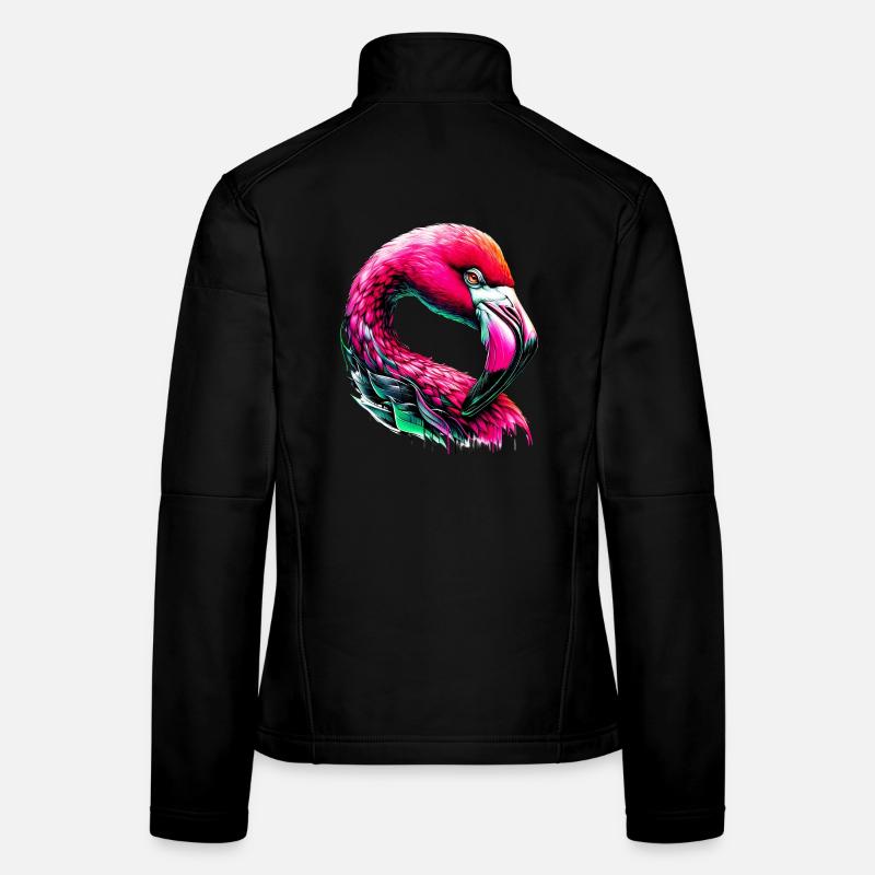 Flamant Veste en tissu softshell Femme
