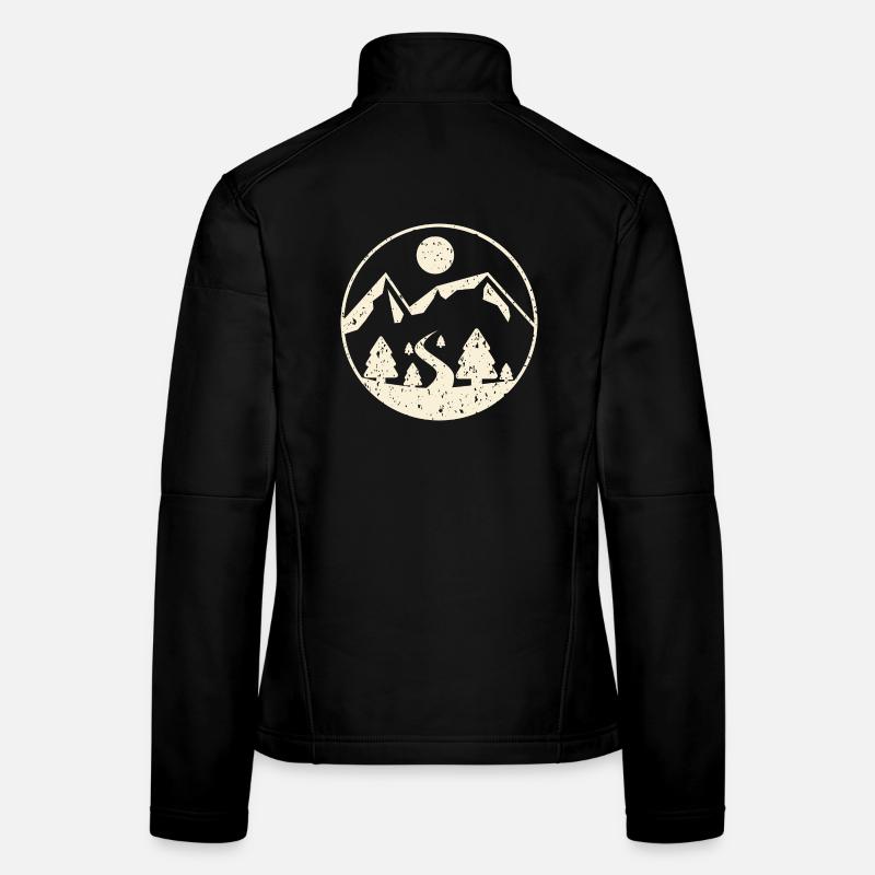 Kreis Bergszene Frauen Softshelljacke