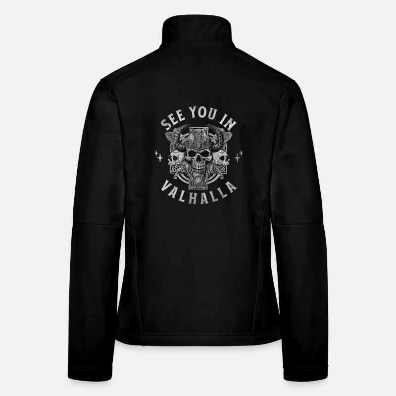 Rendez-vous au Valhalla | Les Vikings | Viking | Odin Veste en tissu softshell Femme