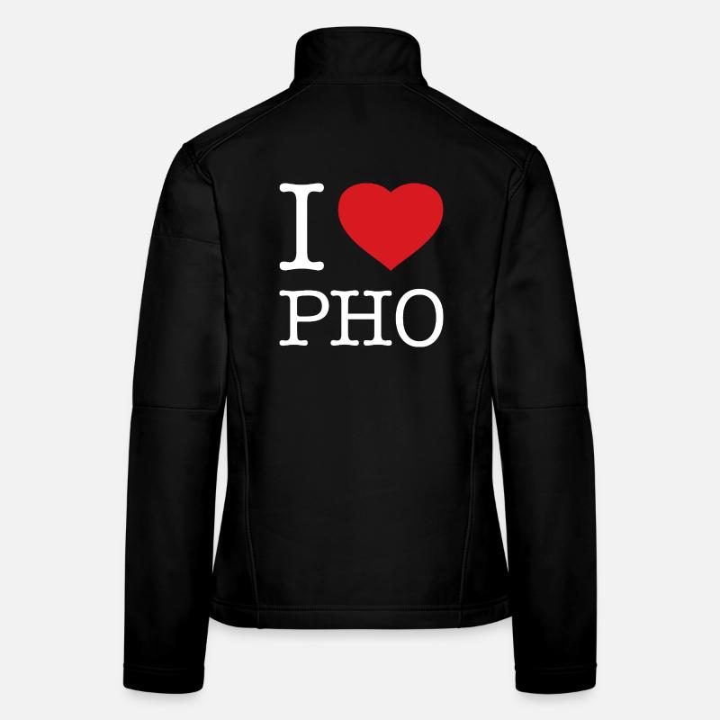 I LOVE PHO Women's Softshell Jacket