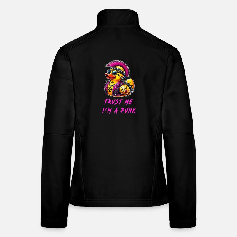 Vertraue mir, ich bin ein Punk / Ente Frauen Softshelljacke