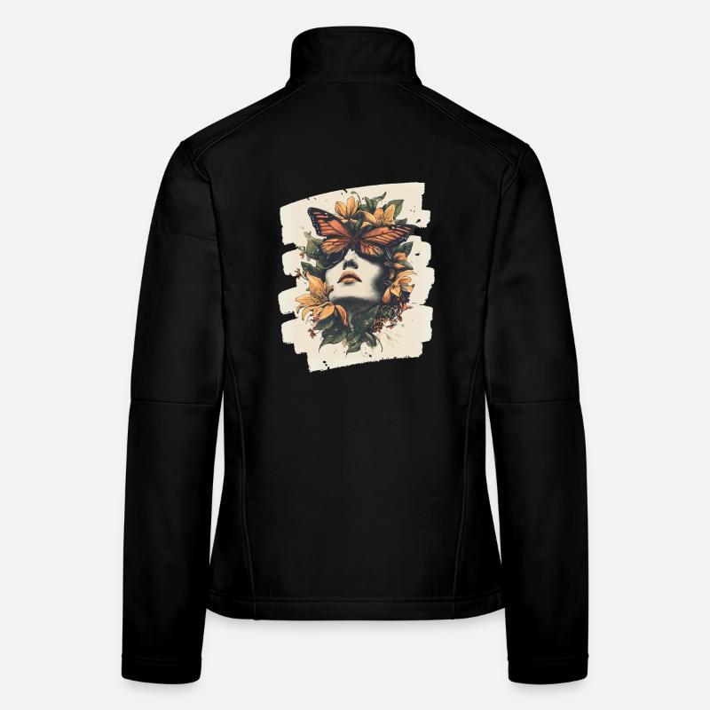 Spring Spring Beginning Flowers Women's Softshell Jacket