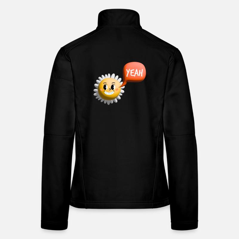 Soleil 3D Veste en tissu softshell Femme