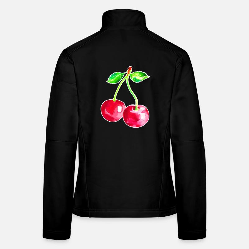Kirsche, Rote Kirschen Frauen Softshelljacke