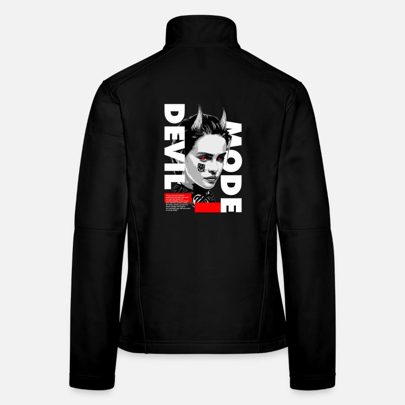 Devil Mode – Streetwear Look | Bold | Urban - Frauen Softshelljacke - Schwarz